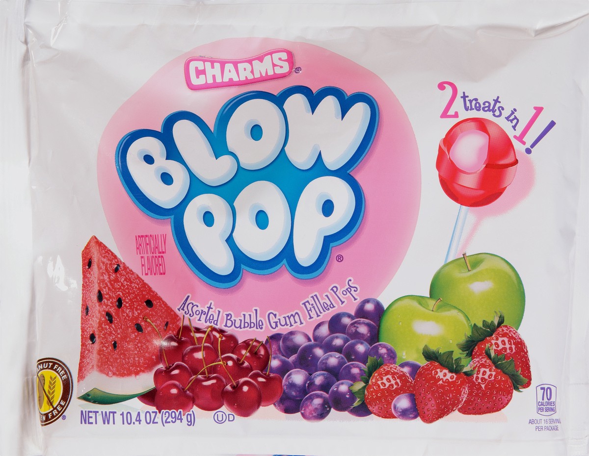 slide 1 of 11, Charms Assorted Blow Pop 10.4 oz, 1 ct