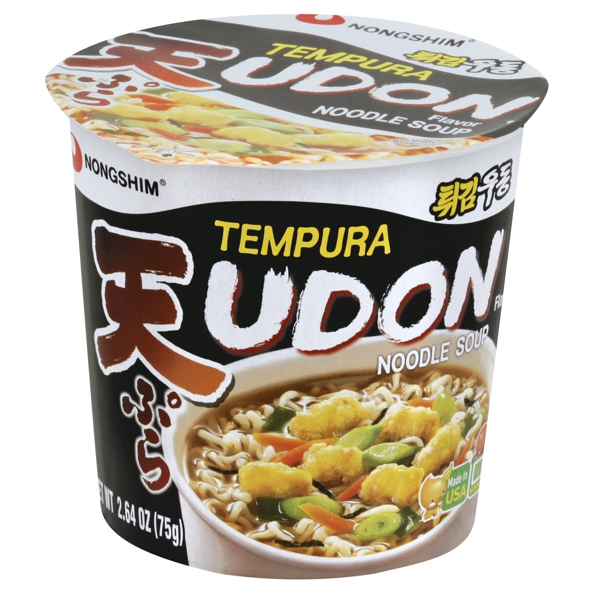 slide 1 of 1, Nongshim Nong Shim Tempura Udon Noodle Cup, 2.64 oz