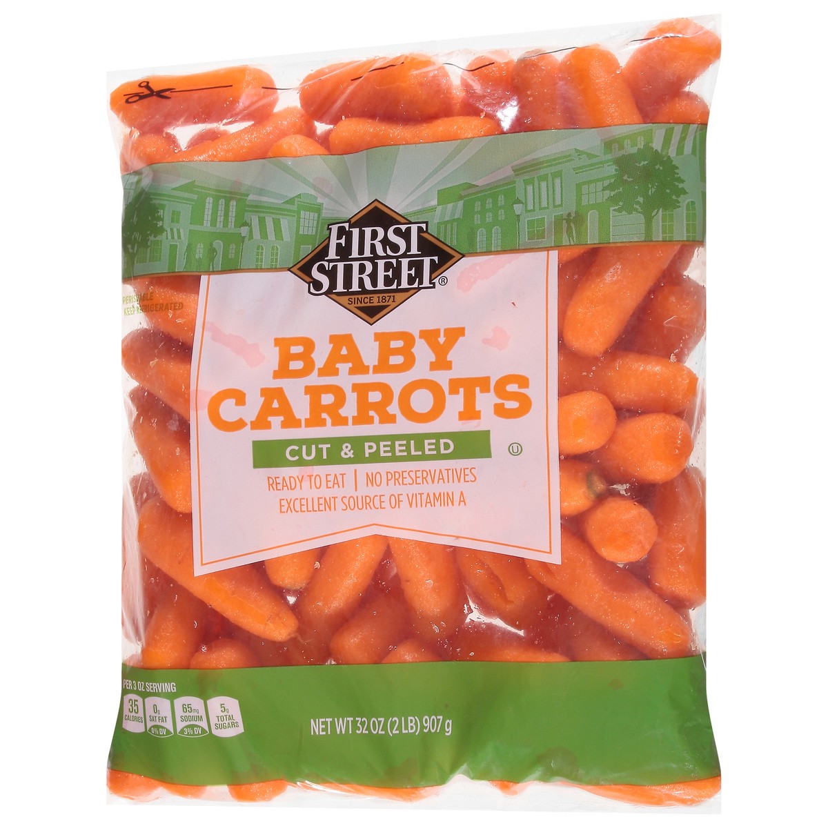 slide 3 of 4, Sun Harvest Mini Peeled Carrots, 32 oz