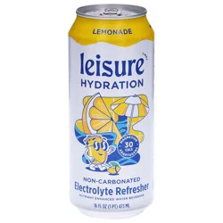 Leisure Hydration Non-Carbonated Lemonade Electrolyte Refresher 16 fl oz