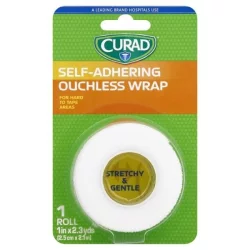 Curad Ouchless Tape 1 in x 2.3 yd