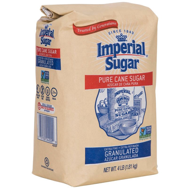 slide 6 of 6, Imperial Sugar Imperial Granulated Pure Cane Sugar, 4 lb