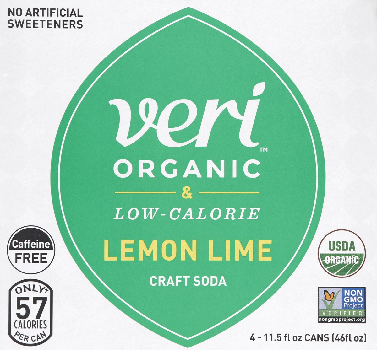 slide 4 of 6, veri organic Soda - 4 ct, 4 ct