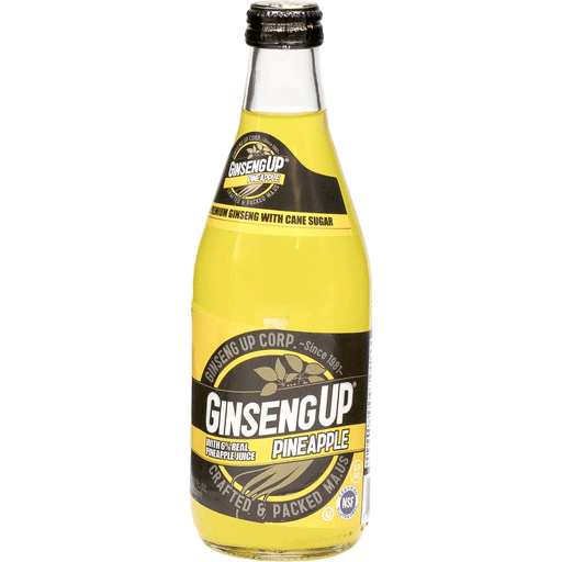 slide 1 of 4, Ginseng Up Ginseng Drink, Pineapple - 12 oz, 12 oz