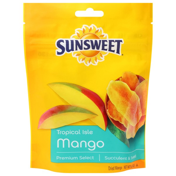 slide 1 of 2, Sunsweet Tropical Isle Dried Mango 5 oz, 5 oz