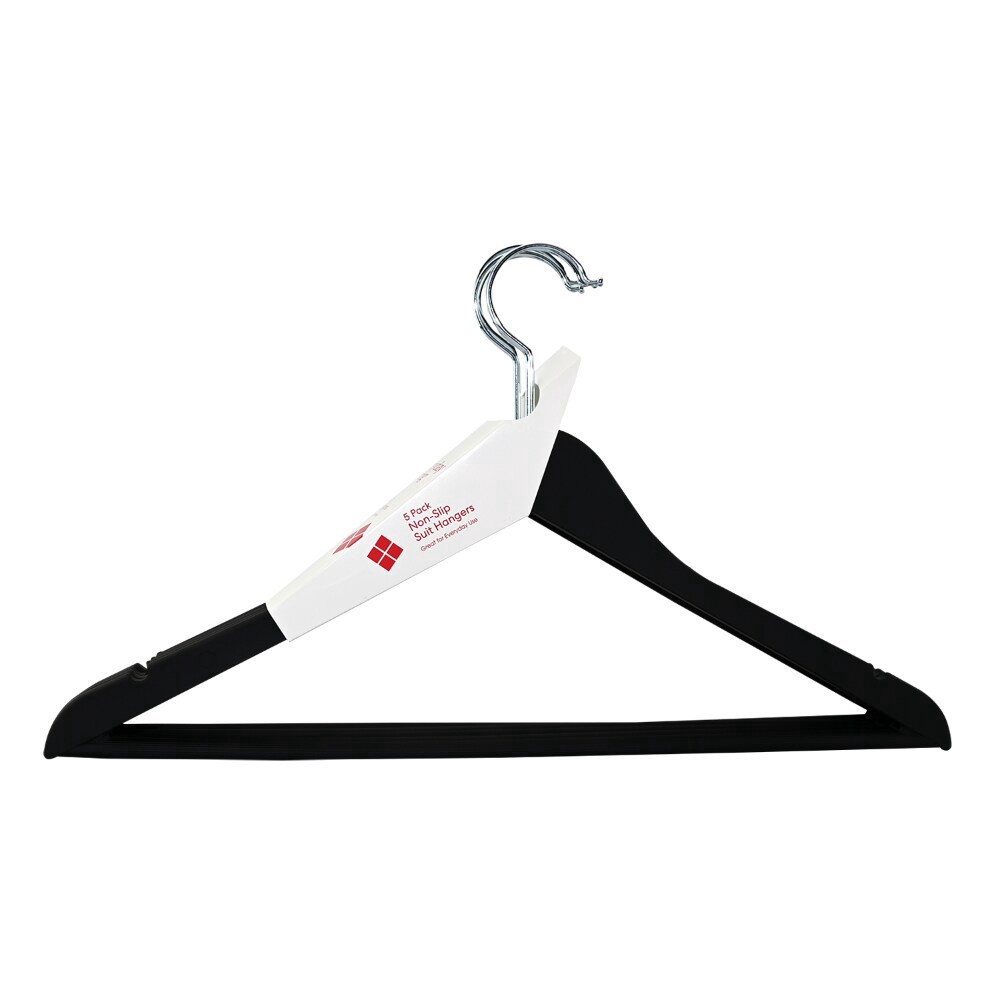 slide 2 of 2, Everyday Living Non-Slip Suit Hangers, 5 ct