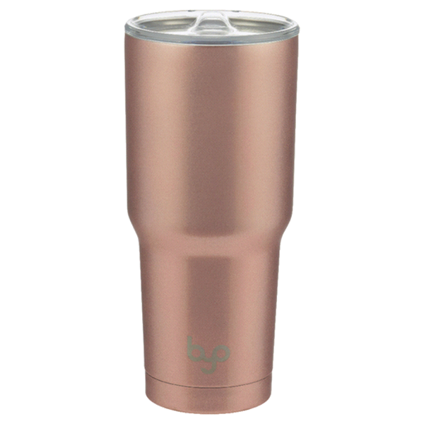 slide 1 of 1, BYOTumbler Rose Gold Metallic, 30 oz