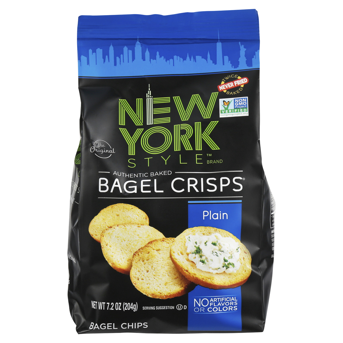 slide 1 of 5, New York Style Bagel Crisps 7.2 oz, 6 oz