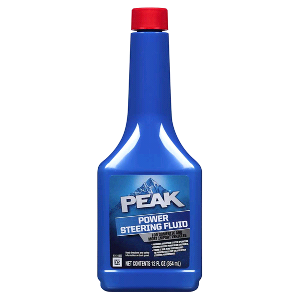 slide 1 of 1, Peak Power Steering Fluid, 12 oz