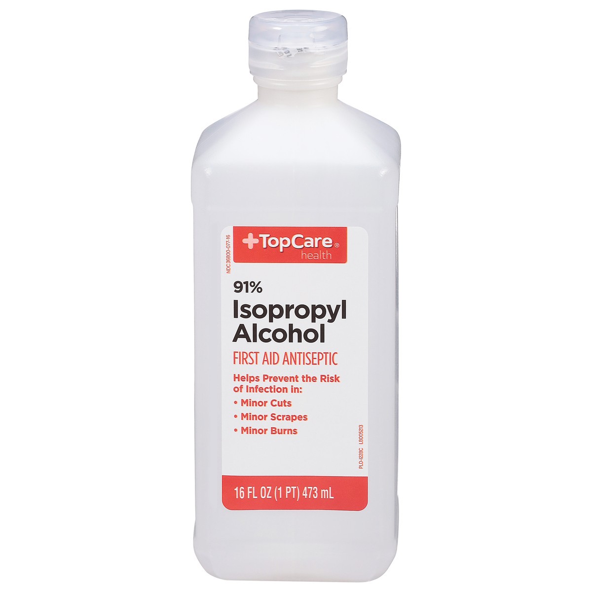 slide 1 of 9, TopCare Health 91% Isopropyl Alcohol 16 fl oz, 16 fl oz