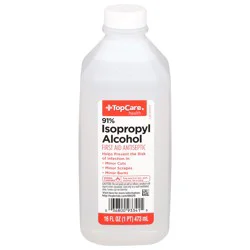 TopCare Health 91% Isopropyl Alcohol First Aid Antiseptic 16 fl oz