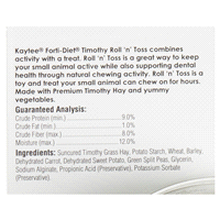 slide 2 of 5, Kaytee Premium Timothy Roll'n' Toss, 1 Ball, 1 ct