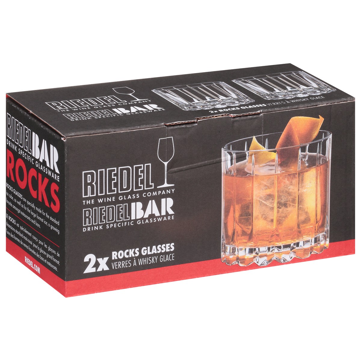 slide 4 of 9, Riedel Riedel Bar Rock Glasses 2 ea, 1 ct