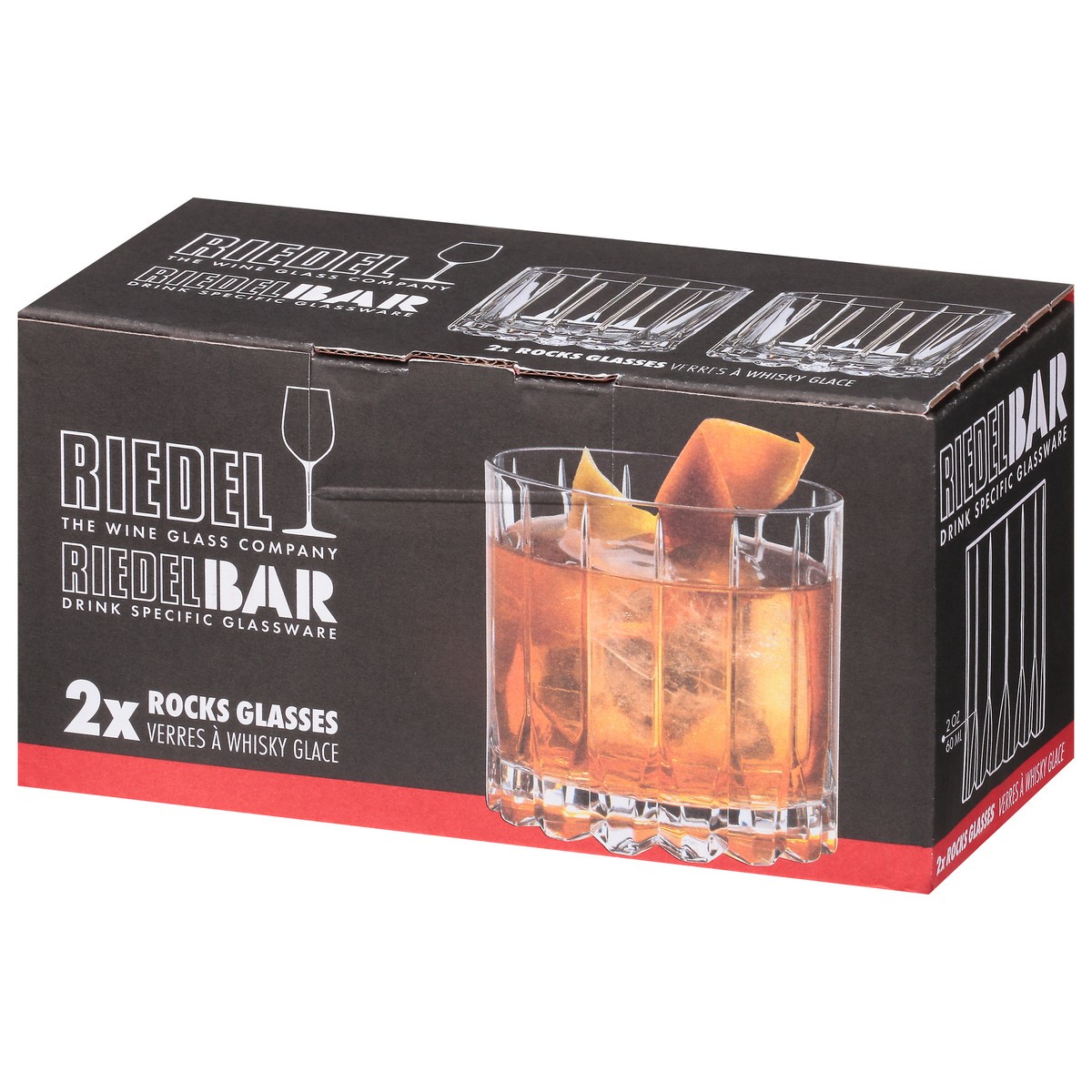 slide 7 of 9, Riedel Riedel Bar Rock Glasses 2 ea, 1 ct