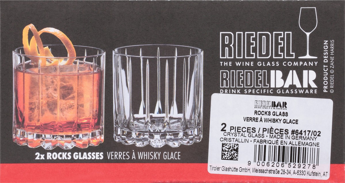 slide 8 of 9, Riedel Riedel Bar Rock Glasses 2 ea, 1 ct