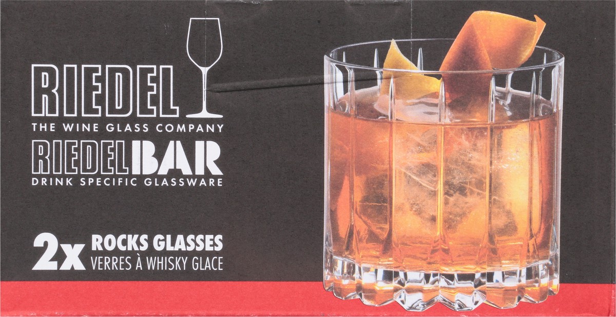 slide 6 of 9, Riedel Riedel Bar Rock Glasses 2 ea, 1 ct