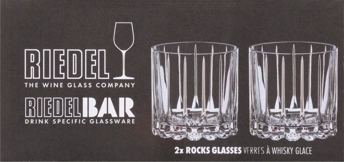 slide 9 of 9, Riedel Riedel Bar Rock Glasses 2 ea, 1 ct