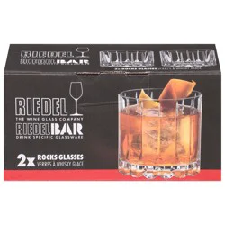 Riedel Bar Rock Glasses - 2 ea