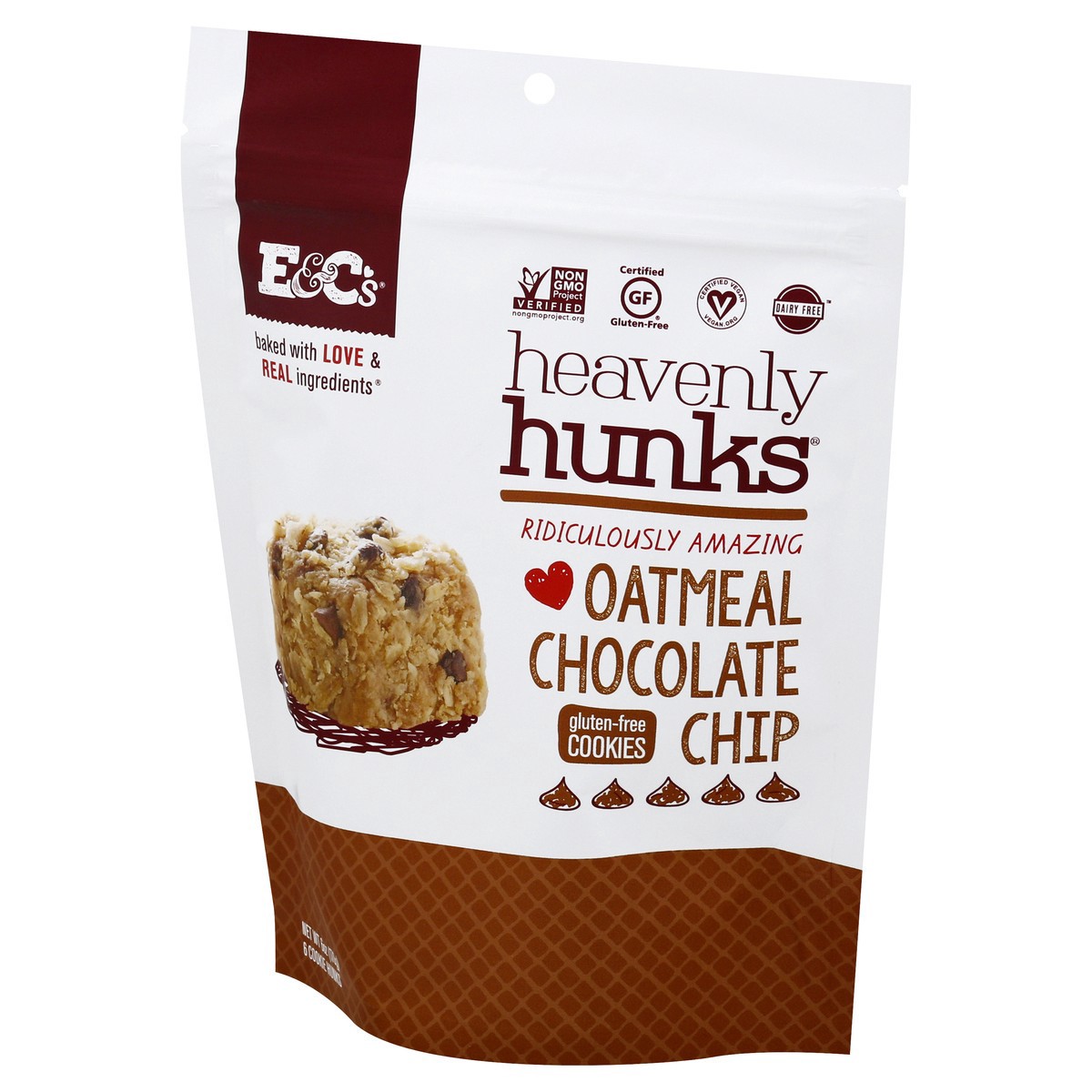 slide 7 of 10, Heavenly Hunks Oatmeal Chocolate Chip 6 oz, 6 oz