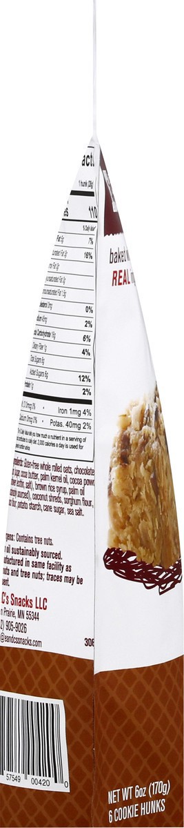 slide 3 of 10, Heavenly Hunks Oatmeal Chocolate Chip 6 oz, 6 oz