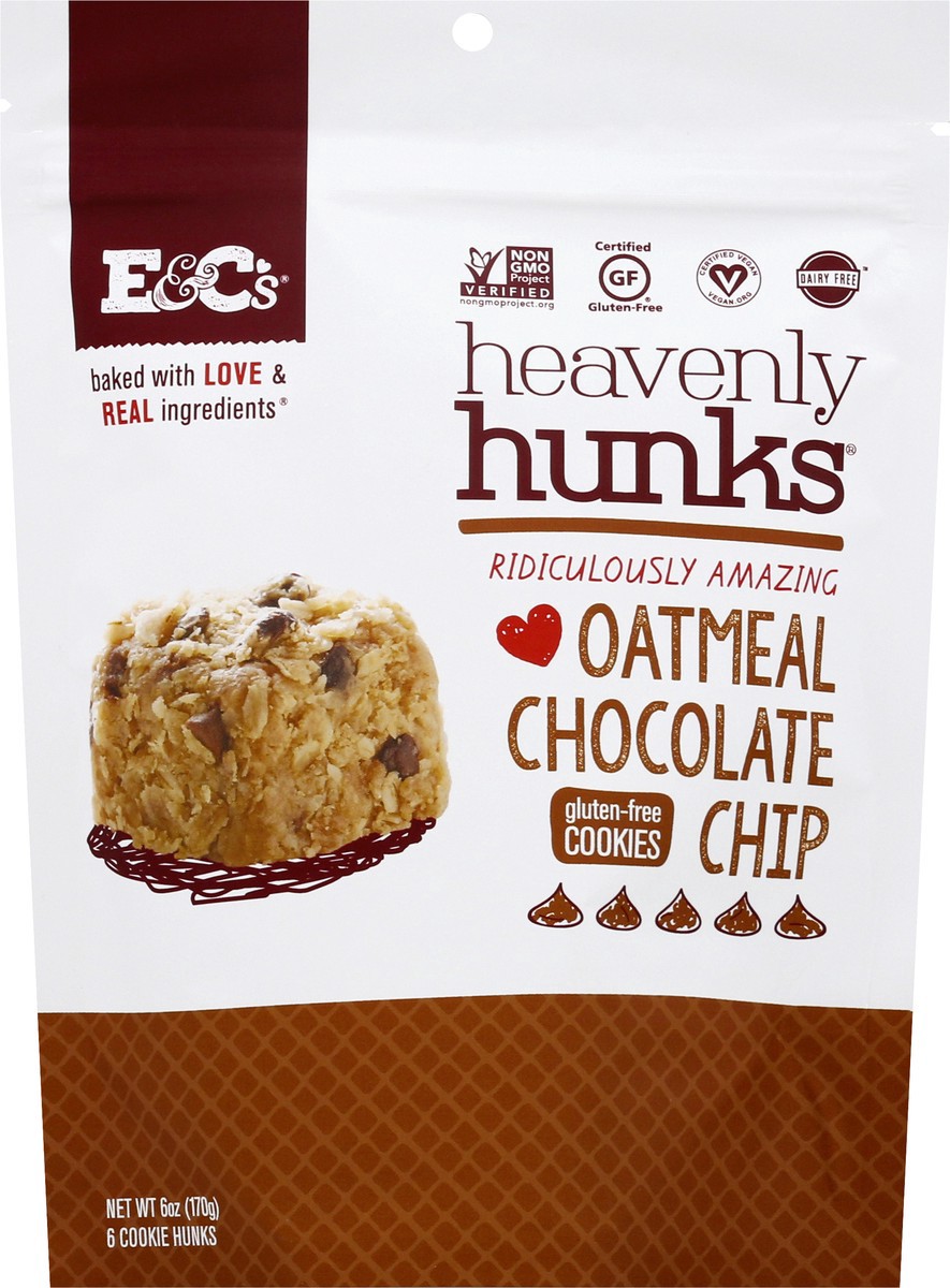 slide 4 of 10, Heavenly Hunks Oatmeal Chocolate Chip 6 oz, 6 oz