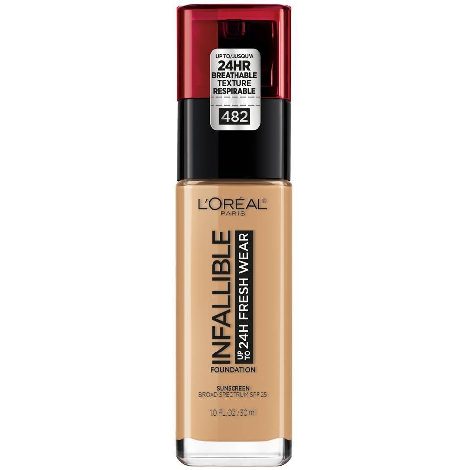 slide 1 of 1, L'Oréal Infallibe 24hr Fresh Wear Foundation Radiant Sun, 1 oz
