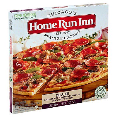 slide 1 of 6, Home Run Inn Deluxe Ultra Thin Pizza, 12 in