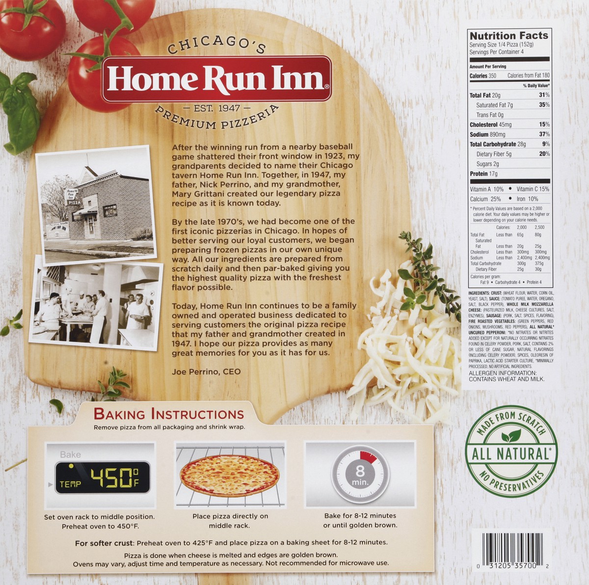 slide 6 of 6, Home Run Inn Deluxe Ultra Thin Pizza, 12 in