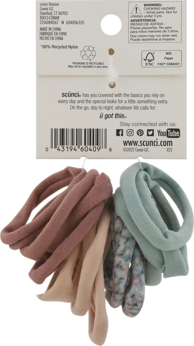 slide 2 of 9, scünci Consciously Minded Ponytailers 16 ea, 16 ct