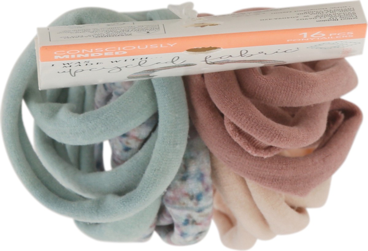 slide 8 of 9, scünci Consciously Minded Ponytailers 16 ea, 16 ct