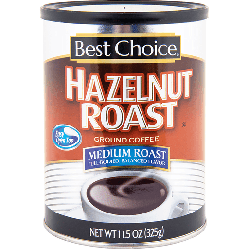 slide 1 of 1, Best Choice Hazelnut Medium Roast Ground Coffee - 11.5 oz, 11.5 oz