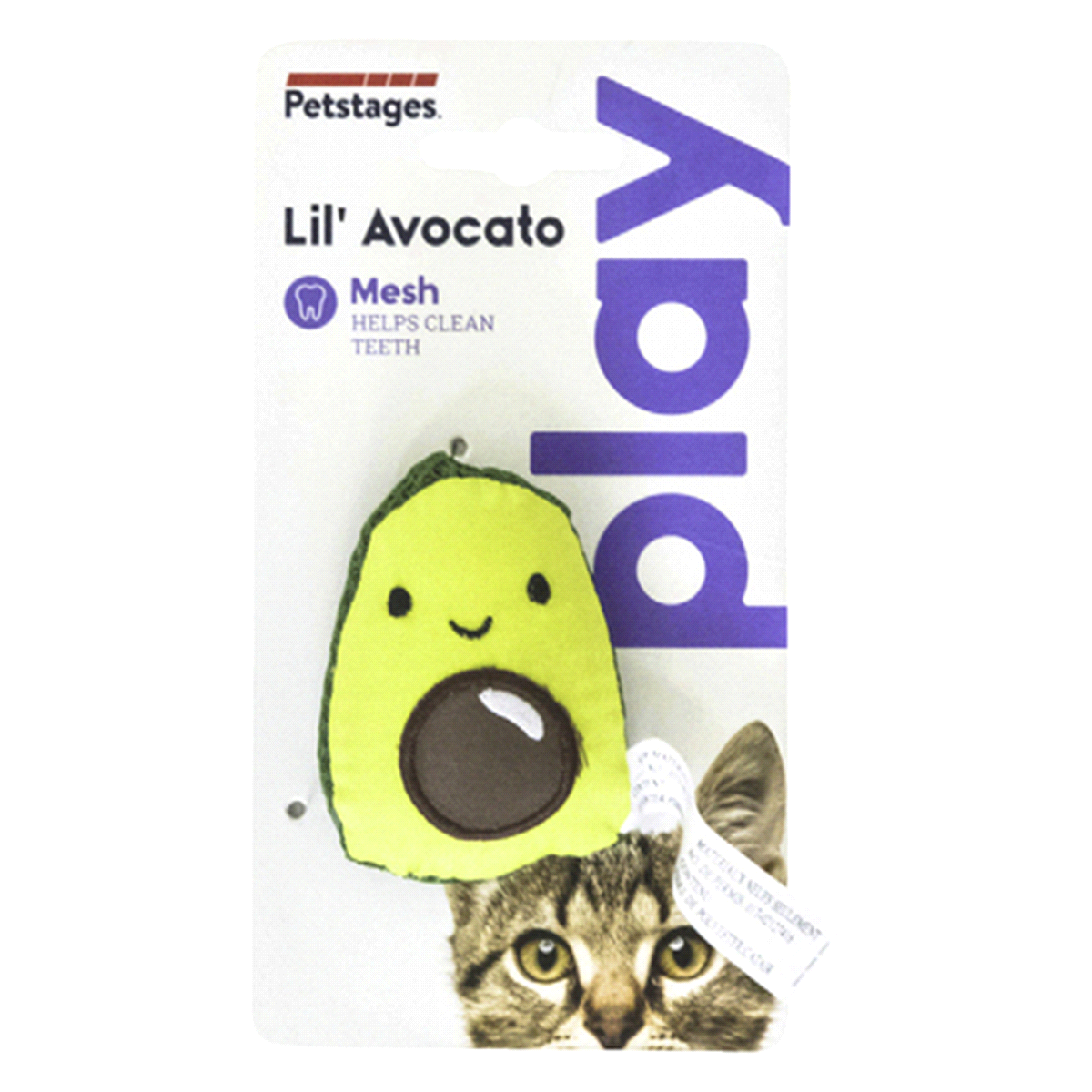 slide 1 of 5, Petstages Lil Avocato Cat Toy, 1 ct