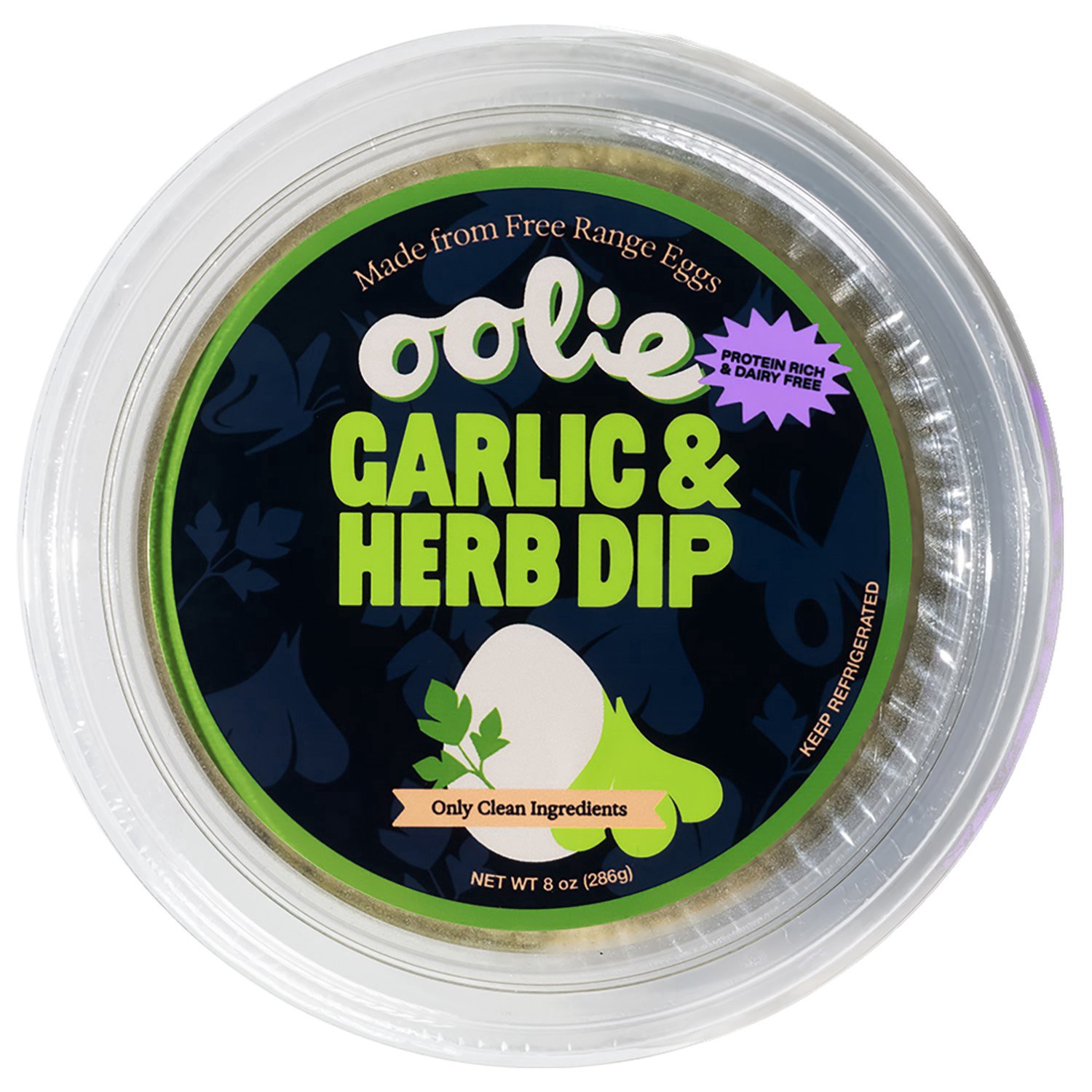 slide 1 of 1, Oolie Garlic & Herb Dip, 8 oz