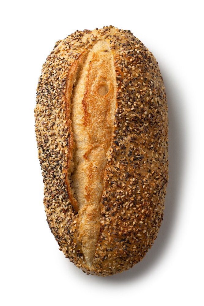 slide 2 of 3, Izzio Seeded San Francisco Style Sourdough Bread, 14 oz