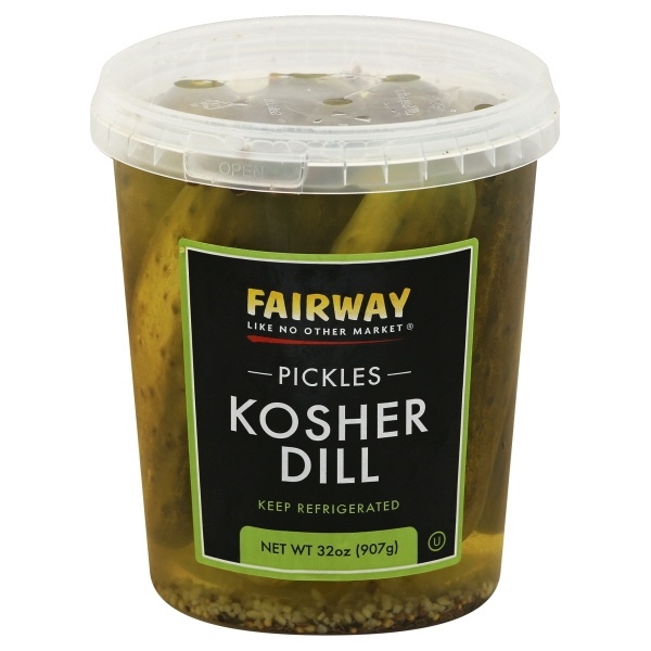 slide 1 of 1, Fairway Pickle Dill Kosher, 32 oz