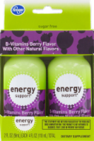 slide 1 of 1, Kroger Berry Energy Support Shots, 2 ct; 2 fl oz