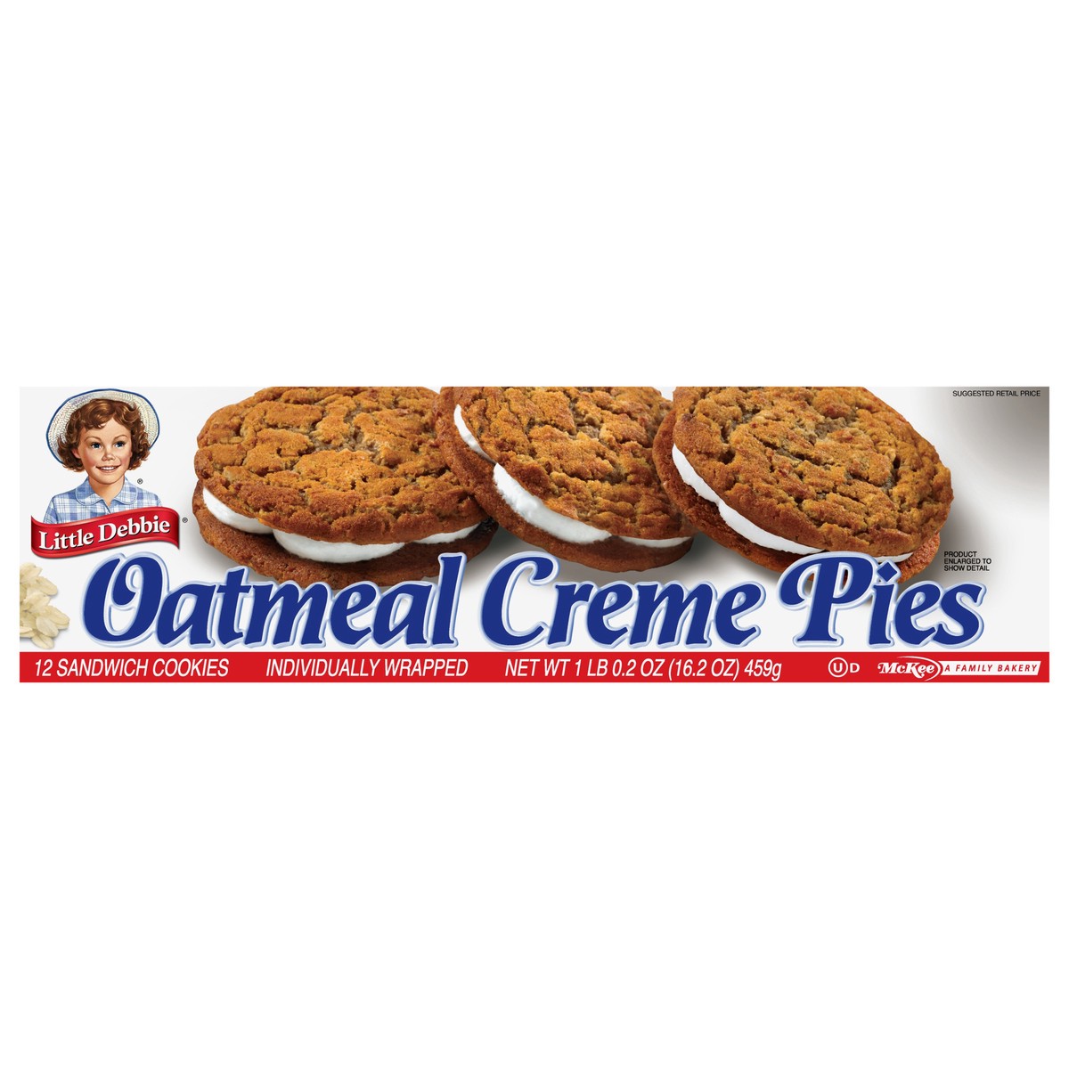 slide 1 of 14, Little Debbie Oatmeal Creme Pies, 12 ct