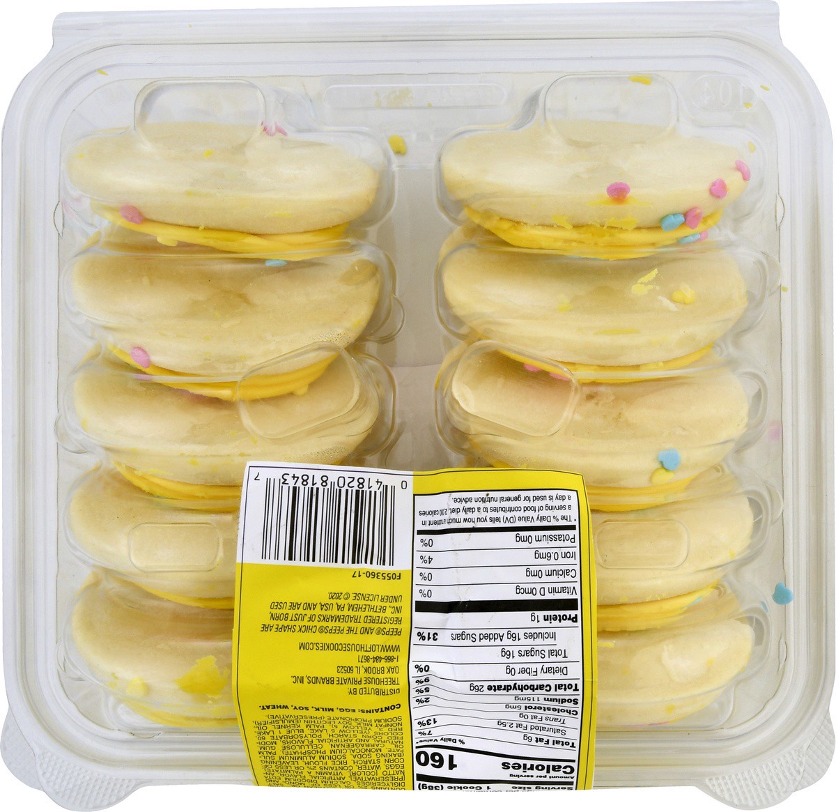 slide 7 of 9, Lofthouse Peep Marshmallow Frosted Sugar Cookies, 13.5 oz