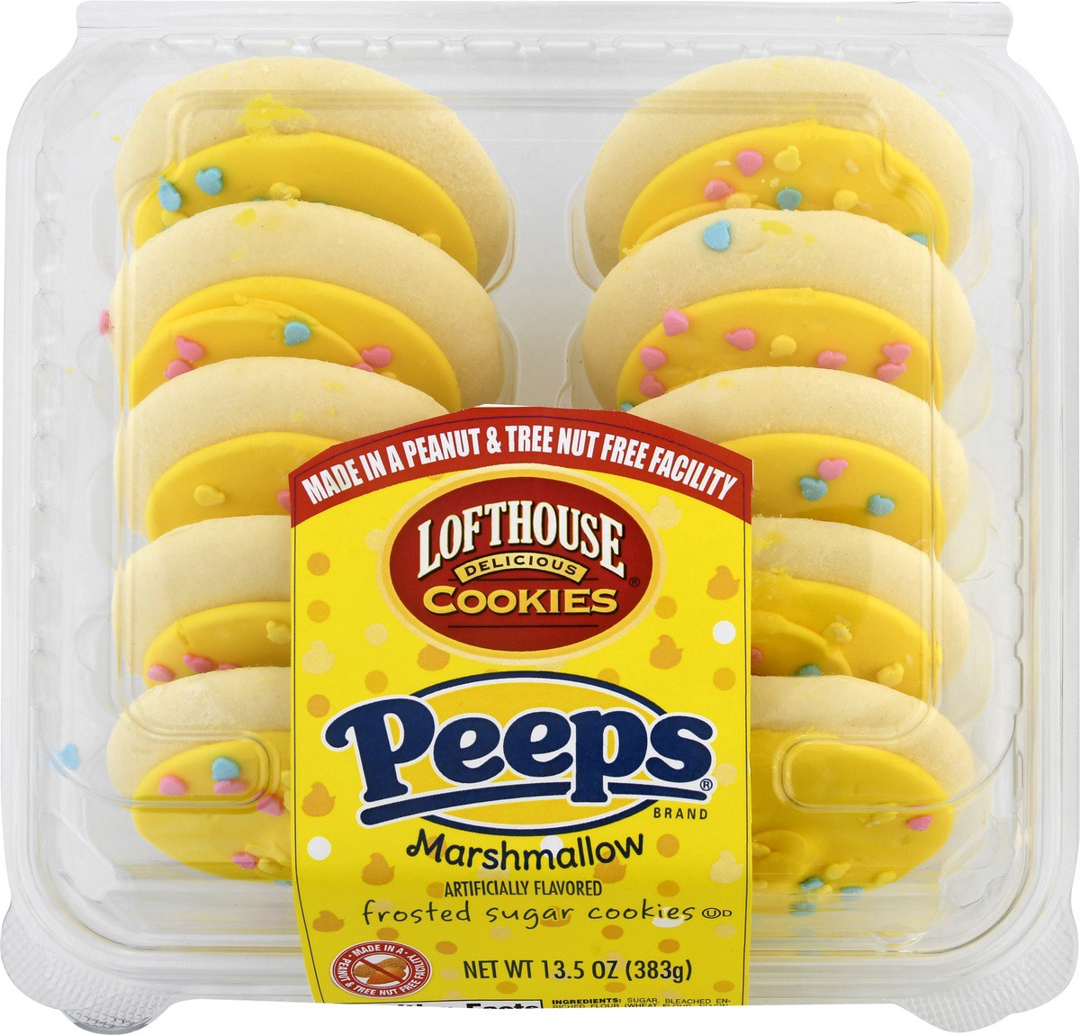 slide 3 of 9, Lofthouse Peep Marshmallow Frosted Sugar Cookies, 13.5 oz