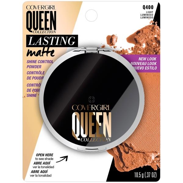 slide 1 of 1, Covergirl Queen Collection Lasting Light Matte Pressed Powder, 1 ct