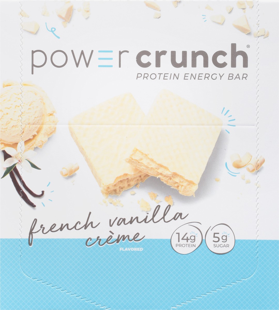 slide 7 of 12, Power Crunch French Vanilla Creme Flavored Protein Energy Bar 12 - 1.4 oz Bars, 12 ct