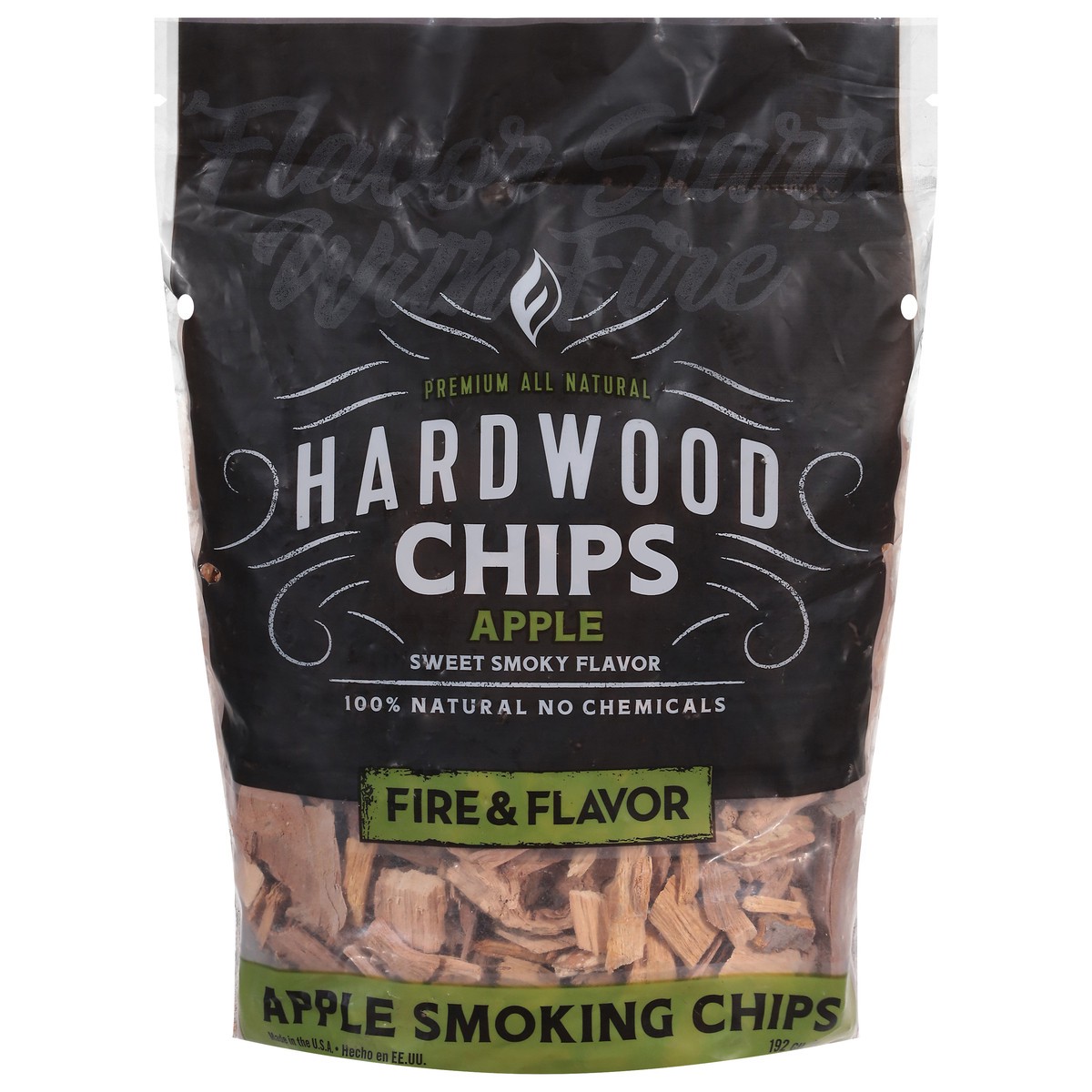 slide 1 of 1, Fire & Flavor Smoking Chips, Apple, 2 lb