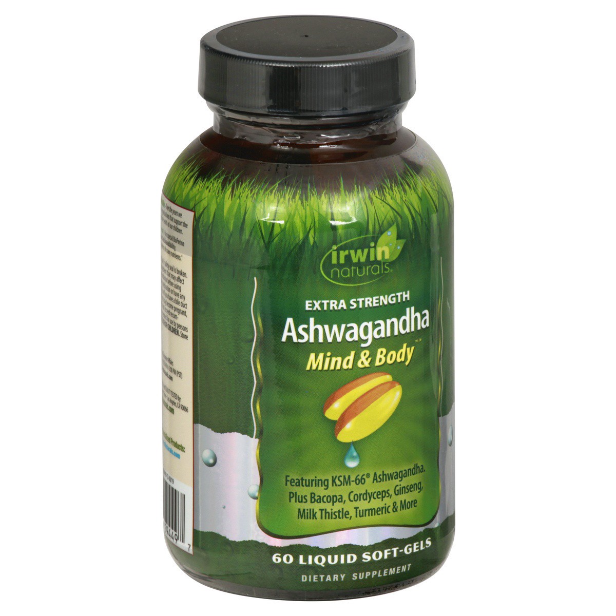 slide 7 of 9, Irwin Naturals Extra Strength Mind & Body Ashwagndha 60 ea, 60 ct