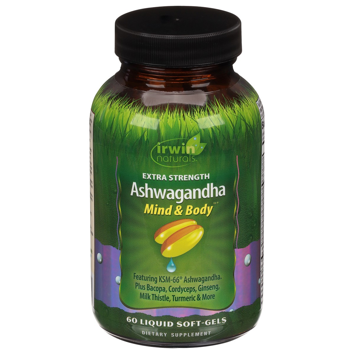 slide 1 of 9, Irwin Naturals Extra Strength Mind & Body Ashwagndha 60 ea, 60 ct