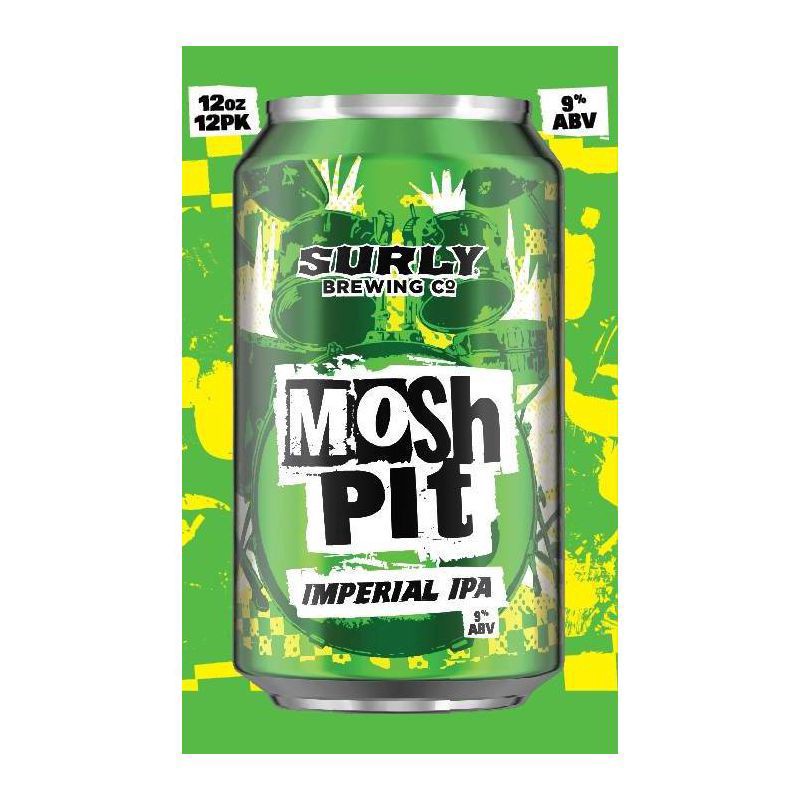 slide 3 of 3, Surly Brewing Co. Double Mosh Pit Hazy IPA - 12pk/12 fl oz Cans, 12 ct; 12 oz