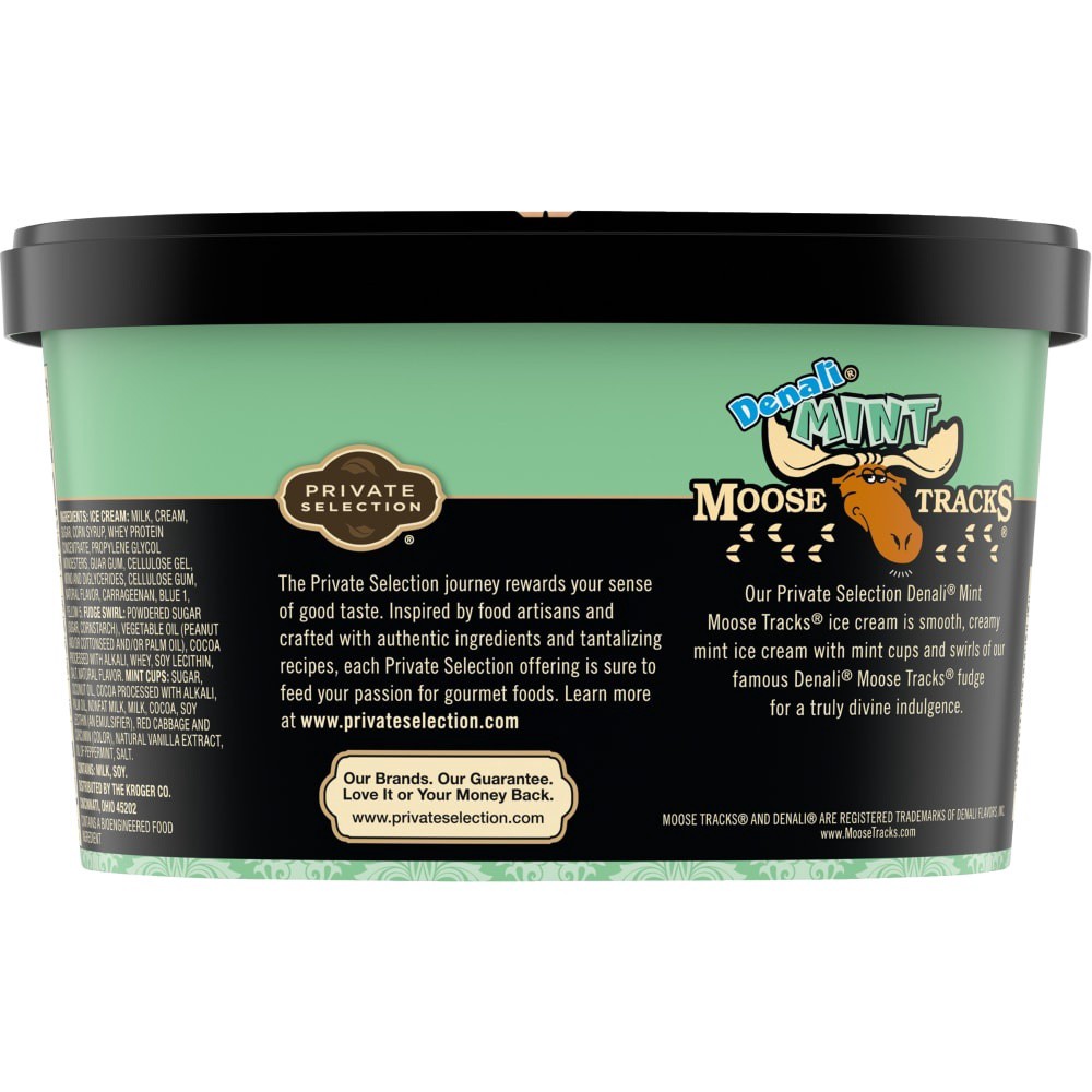slide 2 of 5, Private Selection Mint Moose Tracks Ice Cream, 48 fl oz