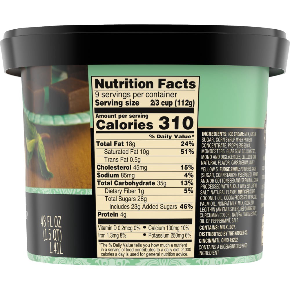 slide 4 of 5, Private Selection Mint Moose Tracks Ice Cream, 48 fl oz