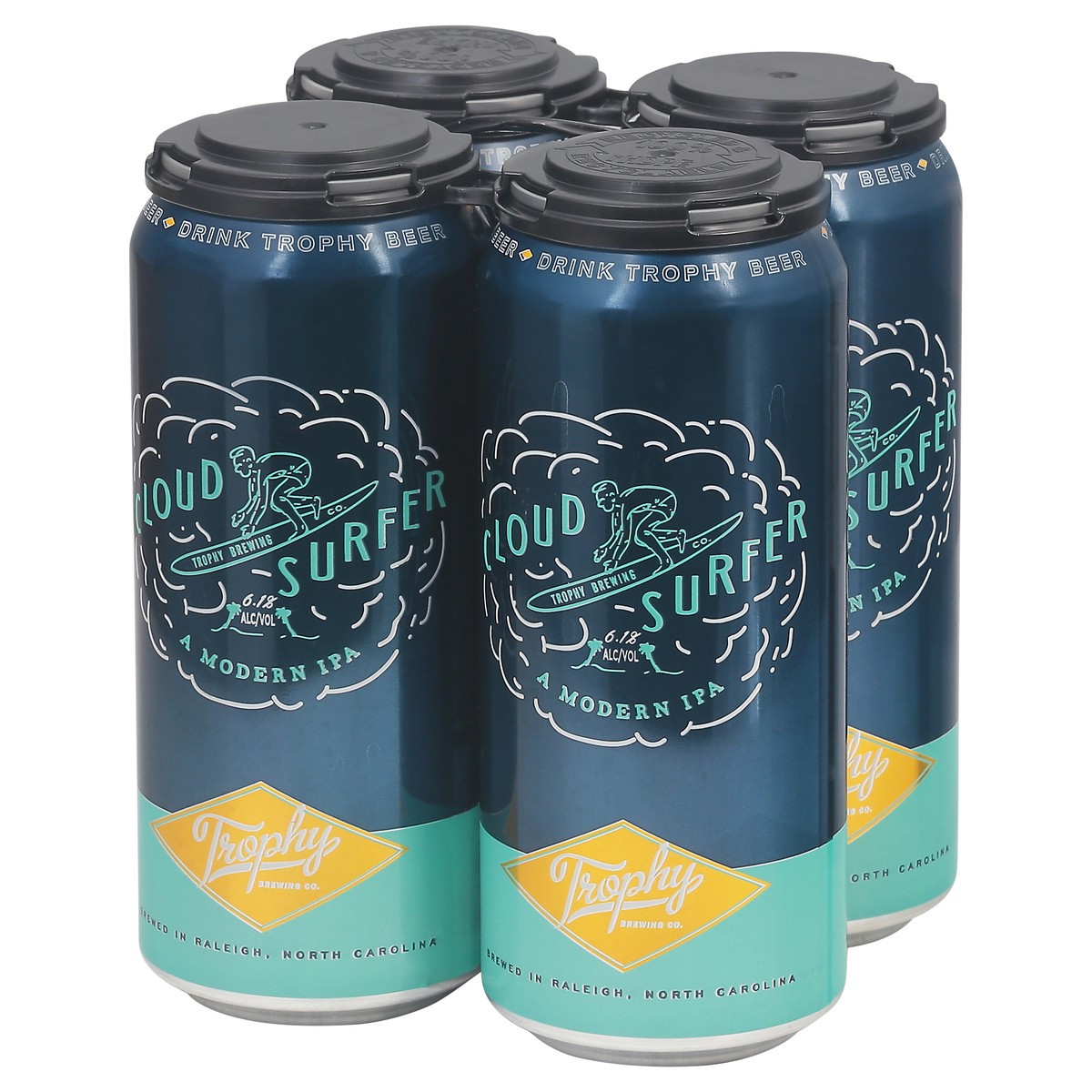 slide 10 of 11, Trophy Brewing Co. Cloud Surfer Mondern Ipa, 4 ct; 16 oz