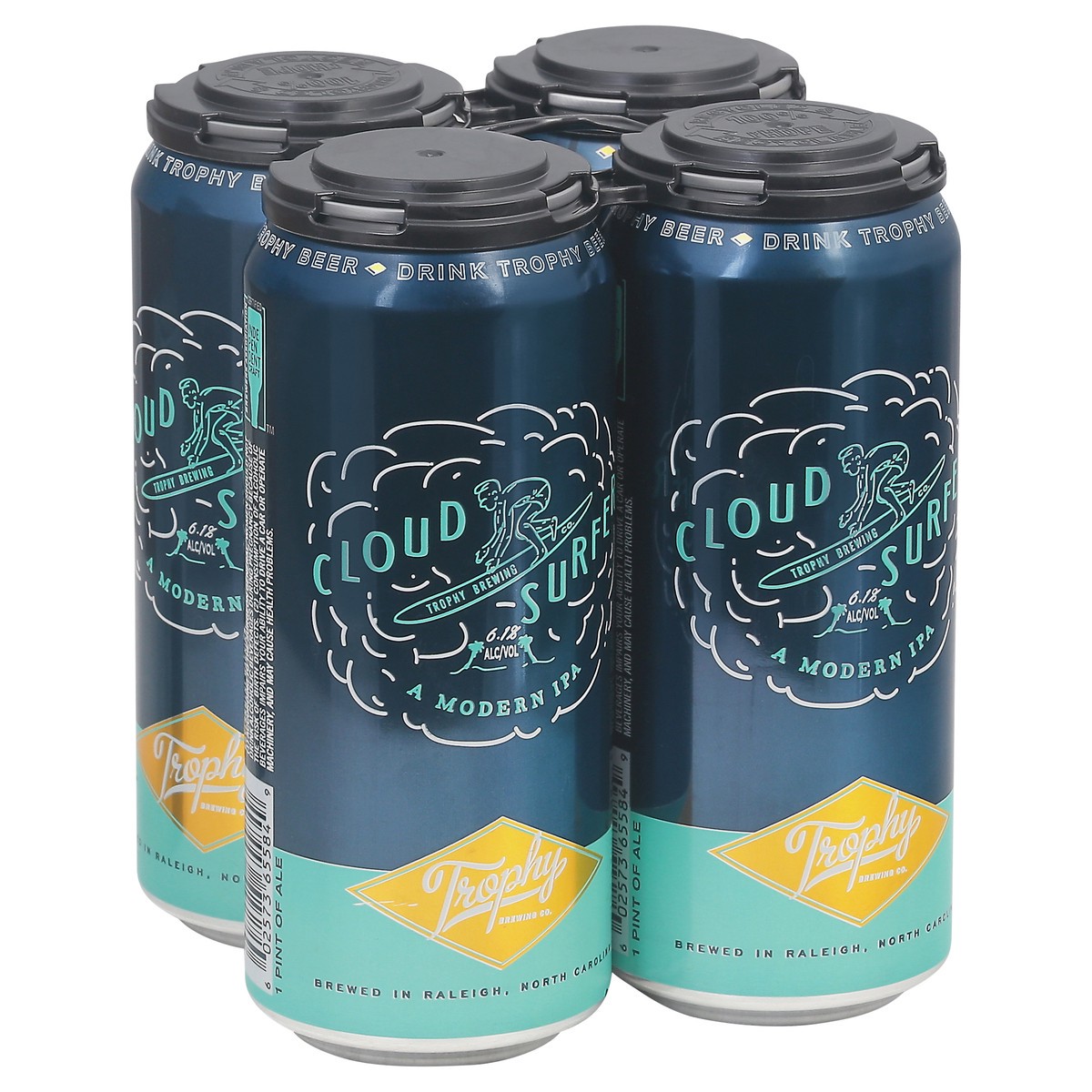 slide 7 of 11, Trophy Brewing Co. Cloud Surfer Mondern Ipa, 4 ct; 16 oz