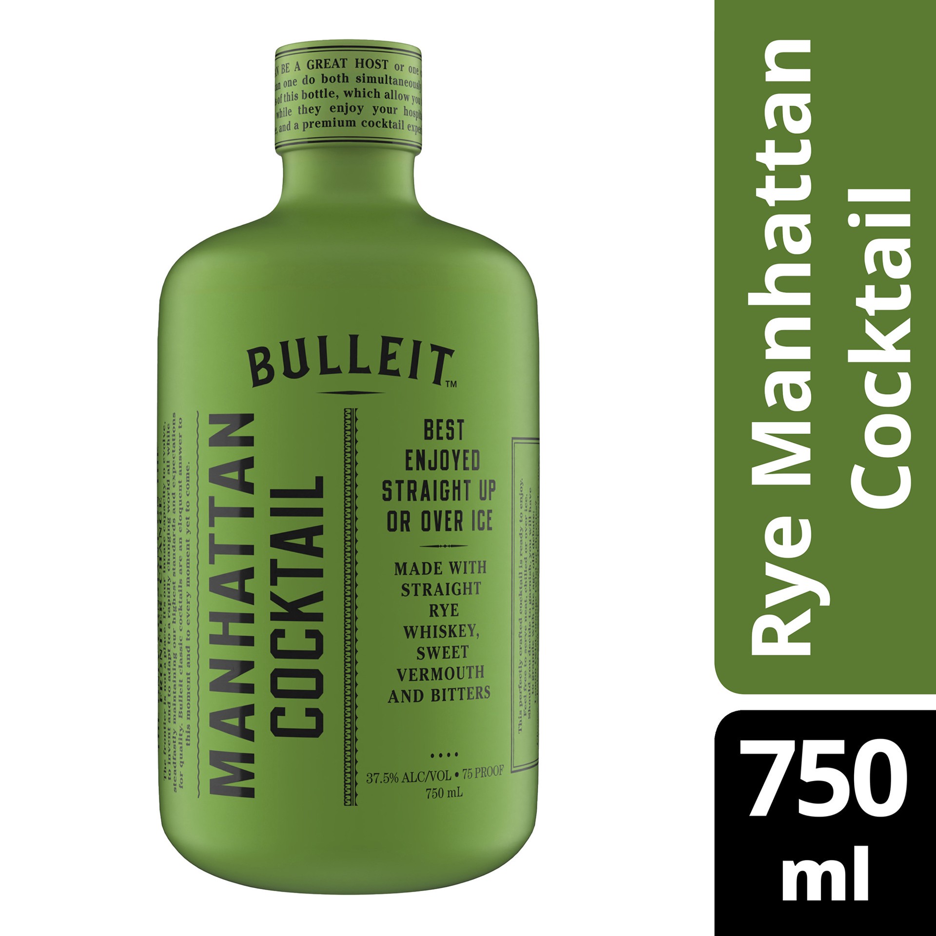 slide 5 of 5, Bulleit Manhattan Cocktail 750 ml, 750 ml